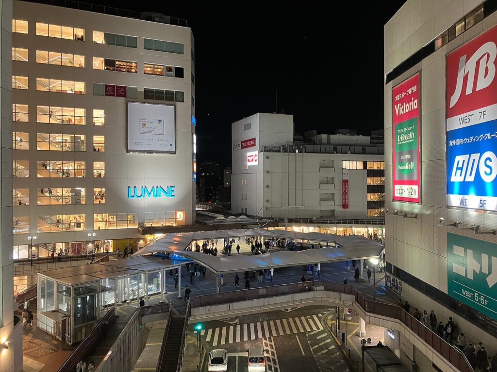 町田の駅・周辺の街並み
