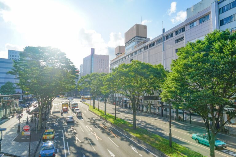 仙台駅西口の街並み