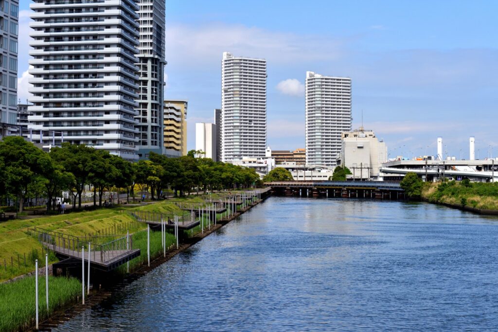 横浜の街並み